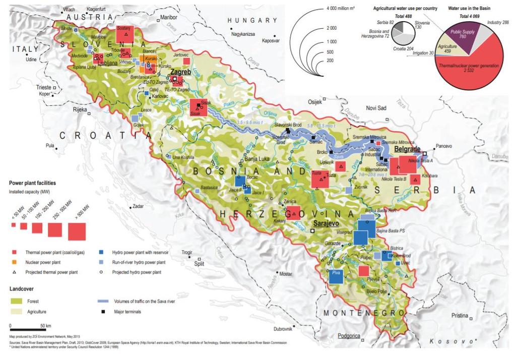 9. ANNEX 1: Mapping of Sava and Drina River Corridor Water, Energy, Agriculture and Tourism