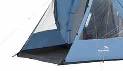 TOUR 42 BALTIMORE 300 Sewn-in groundsheet A range of modern tunnel tents offering spacious bedrooms and large living areas with large panoramic windows for extra light and