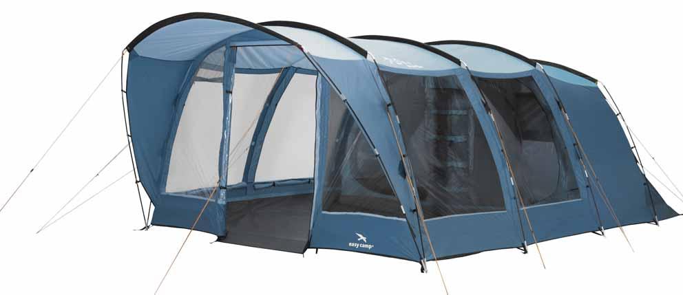 TOUR 46 BOSTON 600 Sewn-in groundsheet A new model developed by the team at Easy Camp offering all the benefits of a large tunnel tent combined with a front awning to offer protection for the