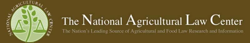 University of Arkansas Division of Agriculture An Agricultural Law