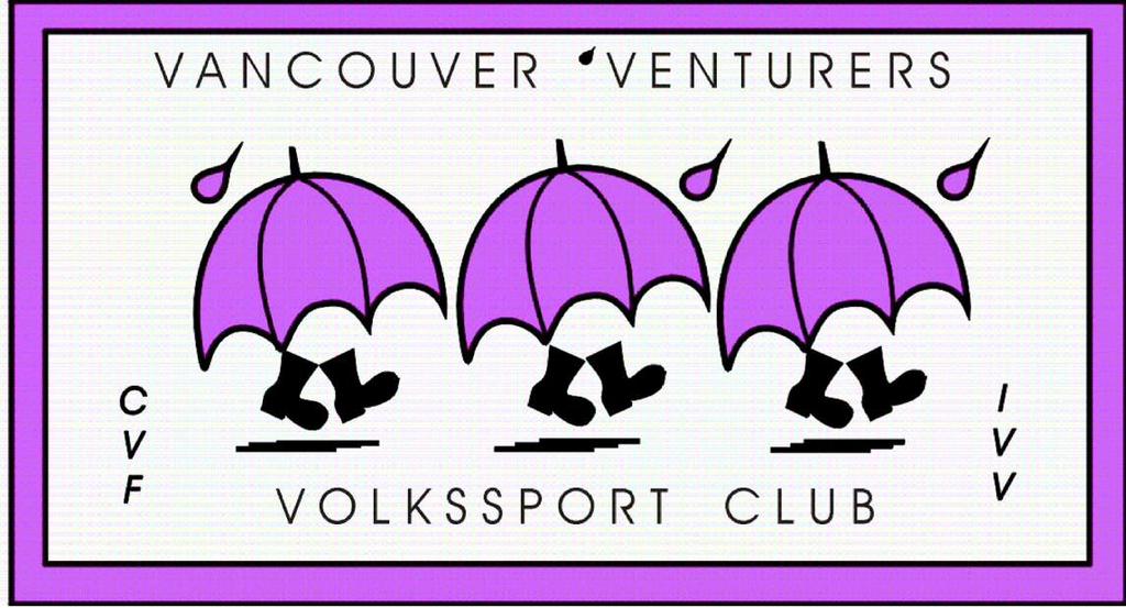 2019 Walking Schedule Vancouver 'Venturers Meetup