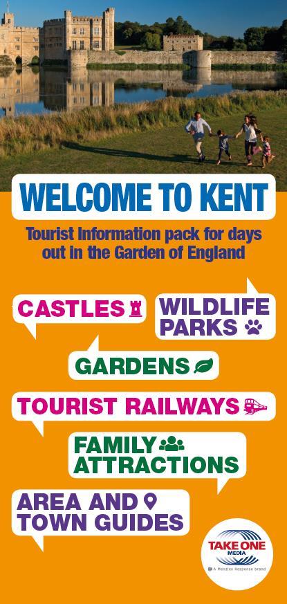 ADVERTISING: WELCOME PACKS Only available though Take One Media, a welcome pack for cottage companies and holiday parks. Branded to the accommodation company or destination!