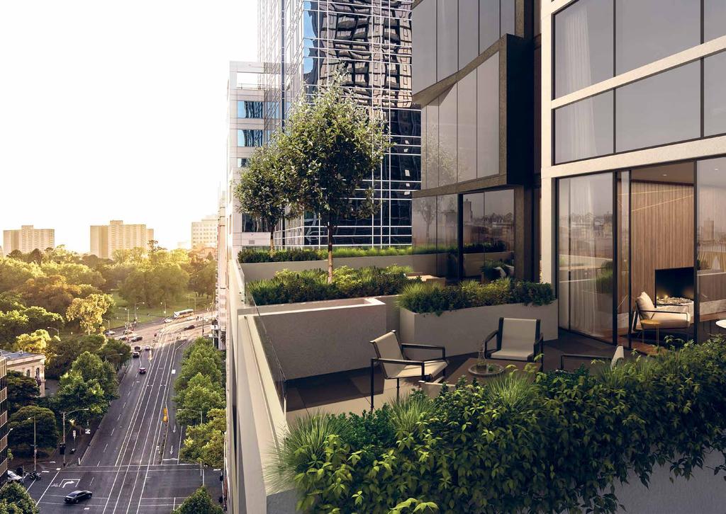 ARTIST IMPRESSION COMMUNAL SPACE The Peak boasts a spectacular sky deck for all