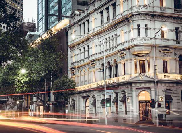 Collins Street has long been the destination for high end retail, with the most
