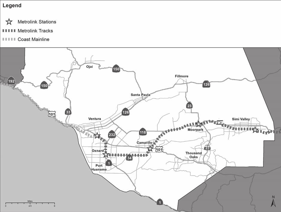 COMMUTER RAIL ENHANCEMENTS ESTIMATED INVESTMENT: $191.4 MILLION These funds will maintain and increase safe and reliable commuter/passenger rail service for Ventura County residents.