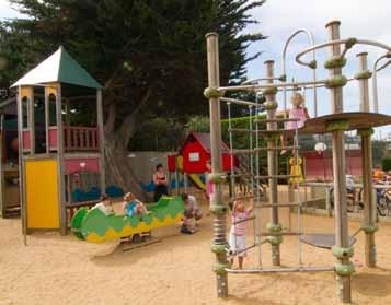 9 Fun and games for all ages La Baie campsite offers a range of leisure facilities for the whole family to enjoy.