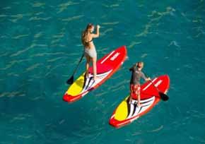 paddleboards Take things easy whilst on holiday.