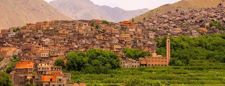DISCOVERING THE ATLAS REGION Kasbah Toubkal in the High Atlas Start from Imlil with a private guide and mule, and hike up to the Kasbah Toubkal for lunch with stunning views.