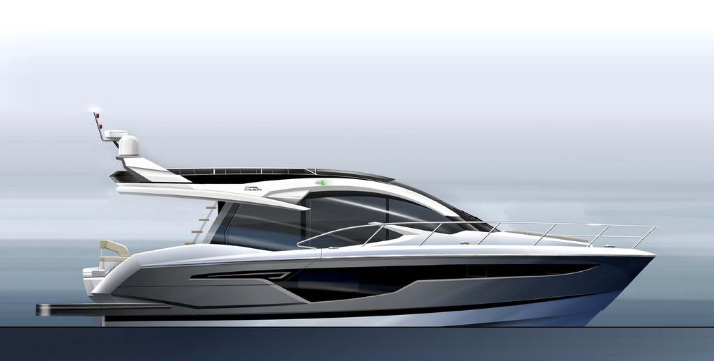 The idea of combining the advantages of a typical flybridge model
