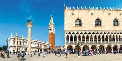 TOUR 19 ROUND TRIP TO VENICE BY HIGH SPEED TRAIN HOP ON-HOP OFF BY BOAT INCLUDED 14 An opportunity to visit on your own one of the most romantic cities in the world.