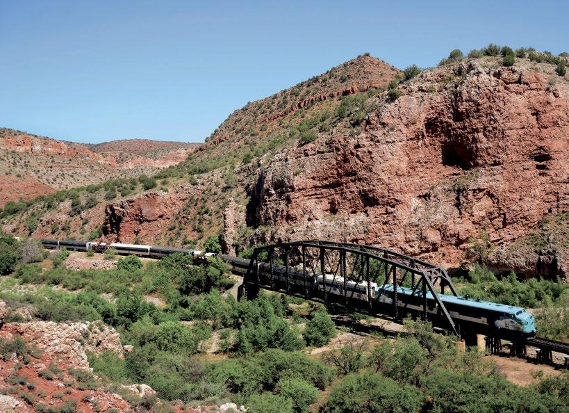 Verde Canyon Railroad provides a 20-mile, four-hour, roundtrip wilderness adventure through a wild and scenic river canyon only accessible by rail.