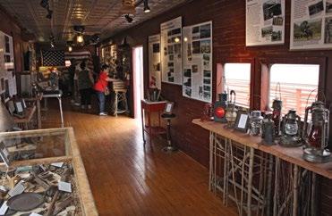 The John Bell Museum, part of the depot complex, is home to the train s amazing history and the communities that were shaped with the
