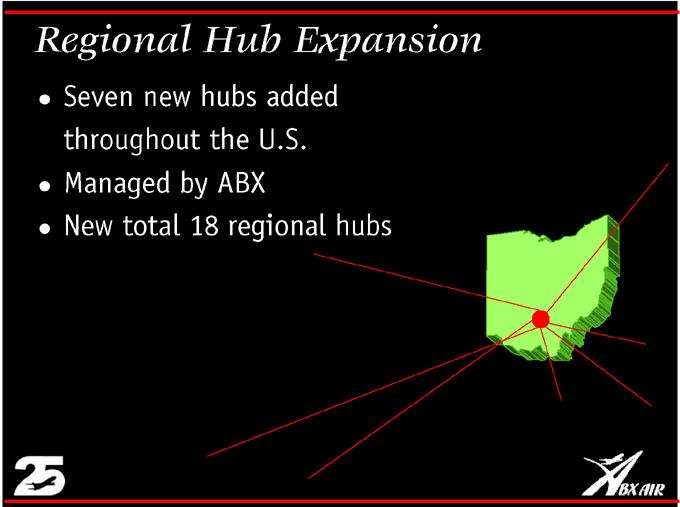 Regional Seven newhub hubs Expansion added