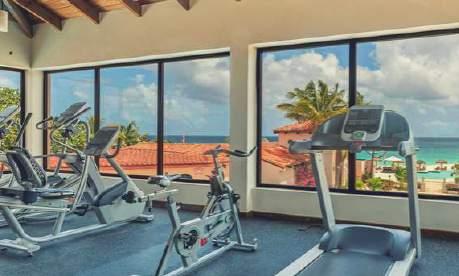 Health & Wellness The on-site fitness facility at Frangipani is equipped with state-of-the-art equipment.
