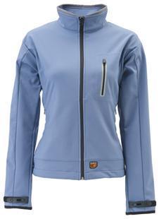 The soft shell womens jacket made of highly breathable fabrics and a fully front zip has a perfect fit.