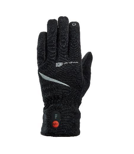 Outdoor gloves Allround polymer battery packs, a dual Horse riding glove polymer battery packs, 2 neoprene battery holders, a dual With heating zones on the back of the hand, fingers and fingertips,