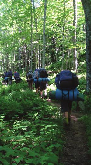 ll trips include food, permits and camping fees, special equipment (climbing, canoeing/ kayaking, backpacking and camping), transportation, professional staff and fun.