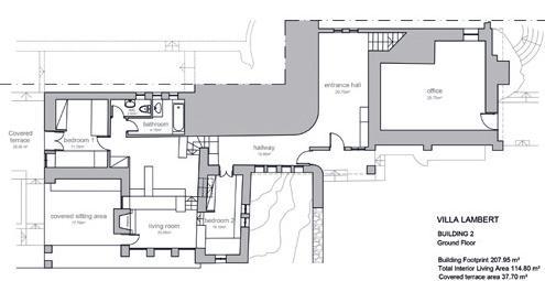 m Approximate Total Area: Building 2 - Ground Floor: 207.95 sq.