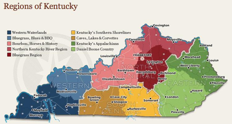 Tourism - Regions of Kentucky How we fit Kentucky Tourism defines us as Southern Shorelines.
