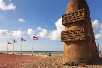 Accommodations: May: Manoir de Mathan (B, L) NORMANDY AMERICAN CEMETERY; FRENCH CIVILIANS & MEMBERS OF THE 101ST AIRBORNE DIVISION IN NORMANDY; OMAHA BEACH D-DAY MONUMENT, OMAHA BEACH DAY 5: