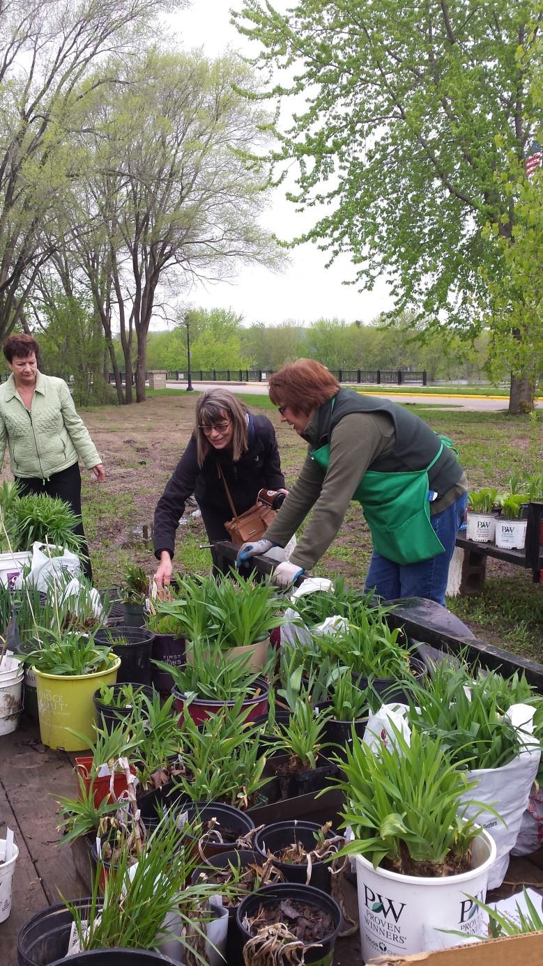 The St. Feriole Island Plant Sale on 5/12 was a success.