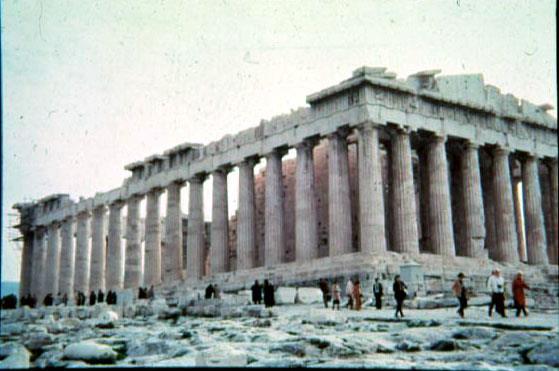 The Temple of Athena Nike located very