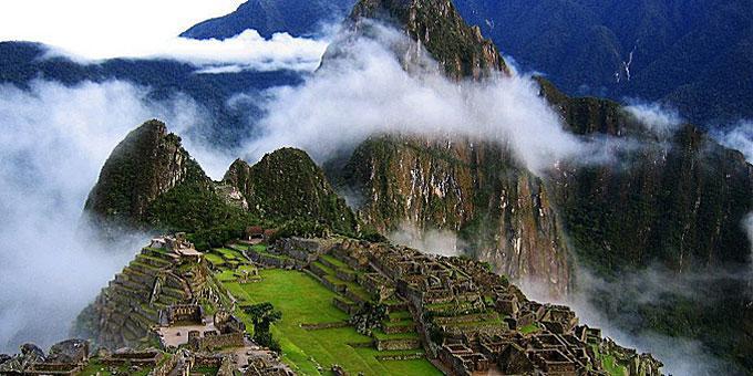 Machu Picchu was built around 1450, at the height of the Inca Empire.