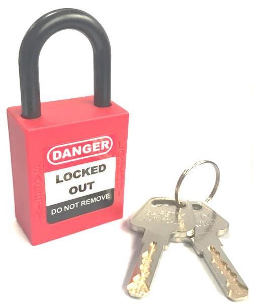 OSHA SAFETY ISOLATION PADLOCK NYLON Padlock Is a detachable Lock Passed By An Opening With U-shaped Shackle Used To Protect Against Unauthorized Or Unwanted Stealing.