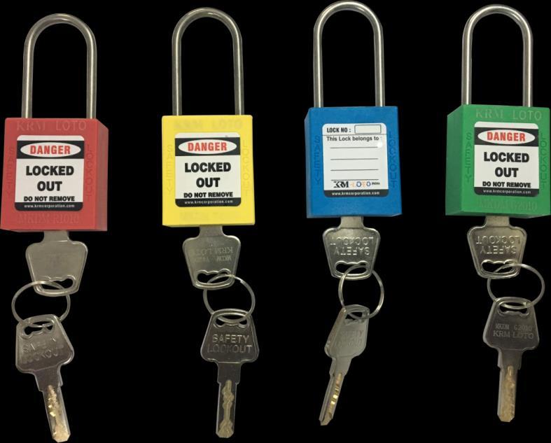 OSHA SAFETY LOCK TAG PADLOCK WITH STAINLESS STEEL A Padlock is a detachable lock passed by an opening with U Shaped shackle used to protect against unauthorized or unwanted stealing.