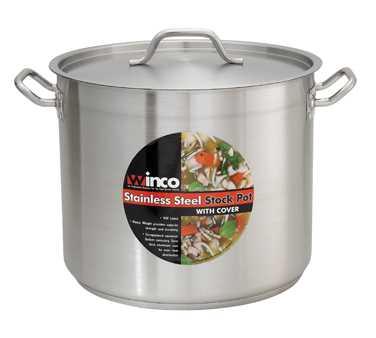1", round, helper handle, tri-ply heavy duty bottom, 18/8 stainless steel, NSF For Meat 2 2 ea INDUCTION STOCK POT $46.85 $93.