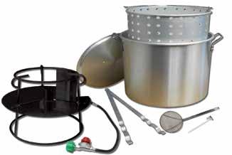 80BP BOILING & STEAMING COOKER & POT BOILING COMBOS! All In 1 Box! 0-81795-98000-5 80 Qt.