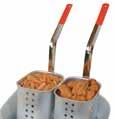 Easy Draining, Two Baskets for Frying or Boiling Two Different Items at Once,