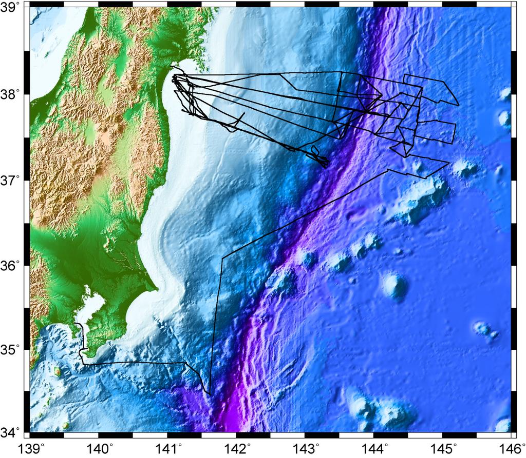 1.Cruise Information: (1)Cruise number, Ship name: KR12-20, R/V Kairei (2) Title of the cruise: 2012FY Tsunami prediction system and comprehensive research in the Japan Trench (3)Title of proposal: