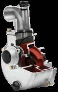 Aluminum Water Transfer Pump 2RLAG-1L Ideal for general purpose use where portability is required such as liquid transfer and contractor dewatering applications Durable cast iron, semi-open style