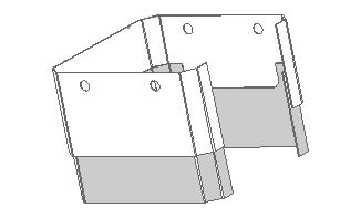 Installation des recouvrements des pattes 1. Enlevez l emballage de plastique des «manches» en acier inoxydable. 2.
