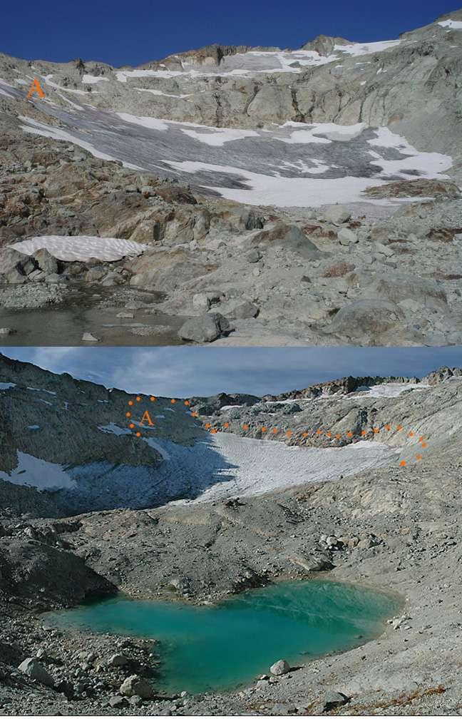 Ice Worm Glacier 2003-2005-