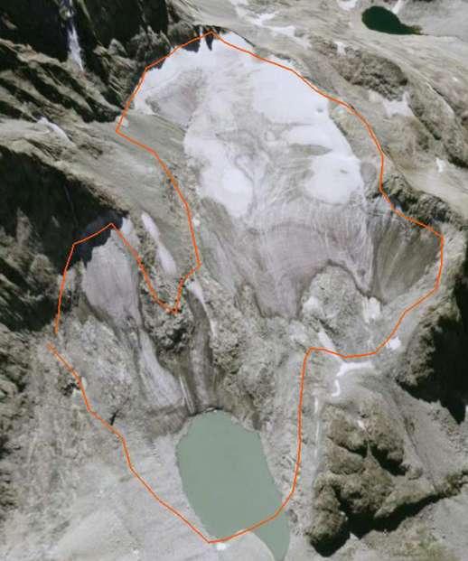 Wind River Range: Minor Glacier extensive