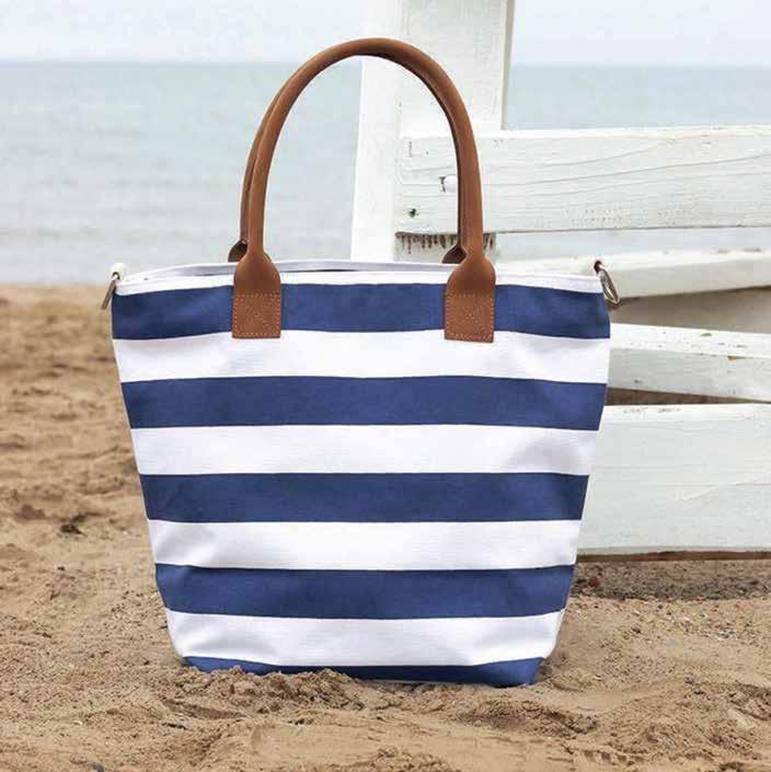 BIG JUTE TOTE CABANA TOTE 3658 Green 3650 Blue 3653 Pink Style meets utility with these striped beauts!