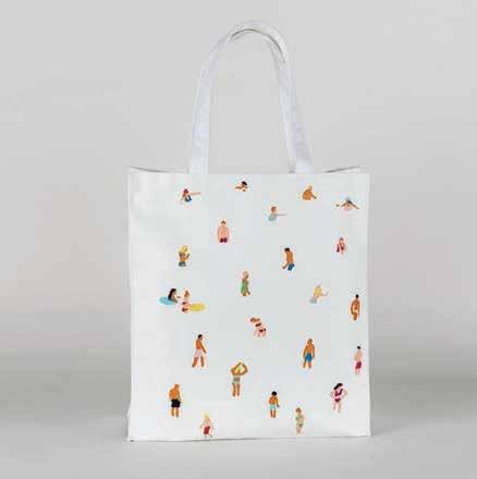 00 MM01 Beach People Tote Graphic designer and artist Mary Matson collaborated with us