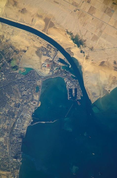 Suez Canal This artificial waterway which connects the Red Sea and the Mediterranean is one of the most famous and most contested stretches of water in the world.