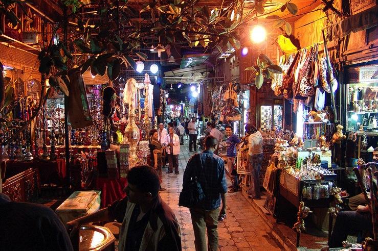 Khan al-khalılı Bazaar The capital of Egypt and the largest city in Africa, the name means "the victorious city".