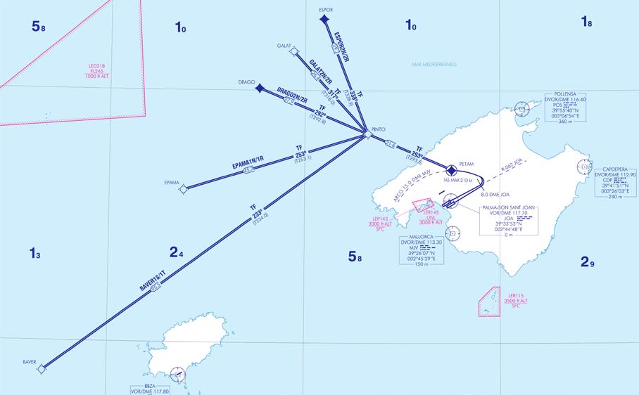 As figures 1 and 2 show, the flight paths of the two aircraft cross in the vicinity of point TAKUS.