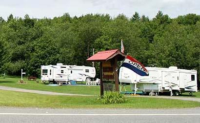 Can accommodate various size RVs Picnic tables, laundry, showers, 2 comfort stations, rec building, fire ring, and