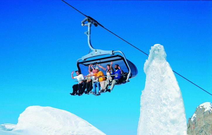 Take in 360-degree views and then disembark at Mt. Titlis snowy summit.