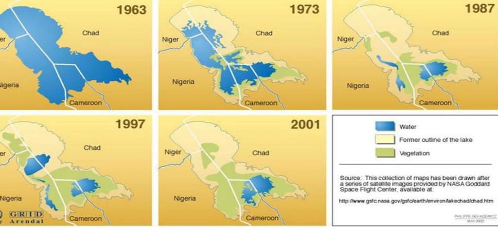 fluctuating water supplies in the region in order to, make sure that Lake Chad water supply continues to increase in the long run.