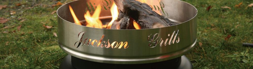 JACKSON PATIO FIRE Whie camping or reaxing on your back deck, the