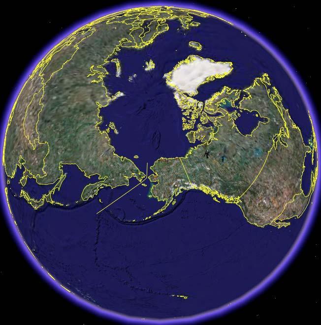 Alaska s Strategic Location Alaska s location at the center of the North Pacific and adjacent to the Russian Far East and the Arctic Ocean has since World War II made Alaska an important location for