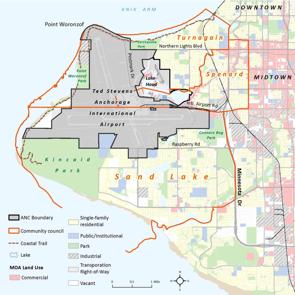 Figure 1 Airport Vicinity Map Source: MOA Land Use 2010.