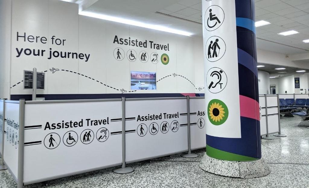 Assisted Travel Service in partnership with If your family need help while you are in the airport they might find an Assisted Travel Customer Care Agent.
