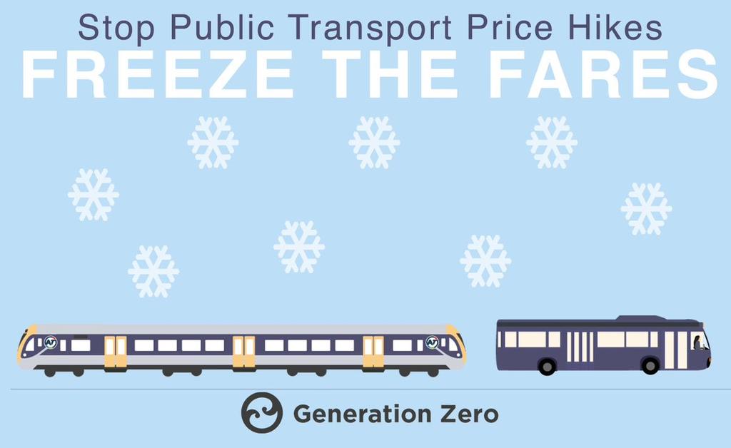 FREEZE THE FARES A report on Public Transport Pricing Options at